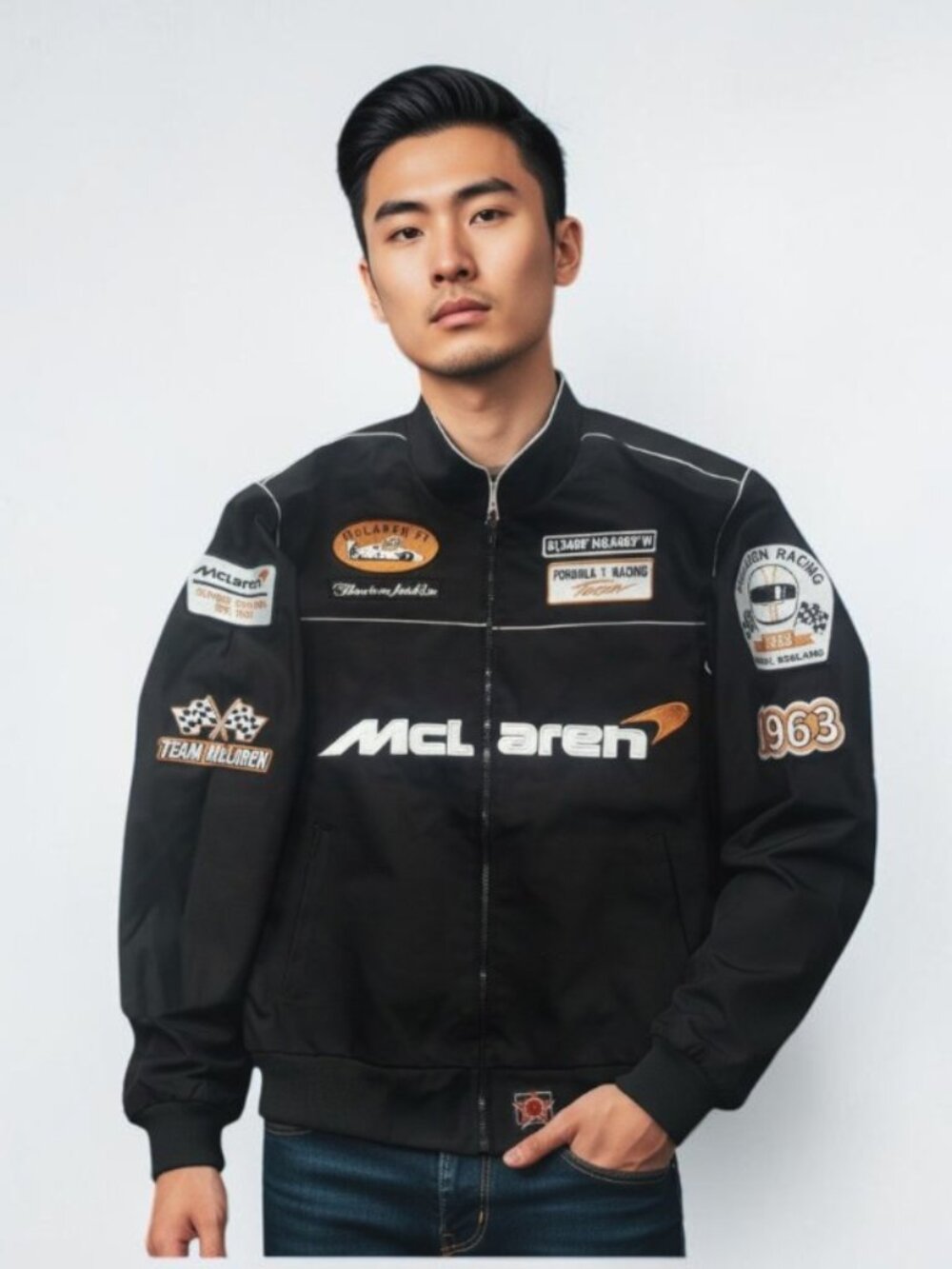 Vintage McLaren Racing Jacket – Size L – Motorsport Inspired